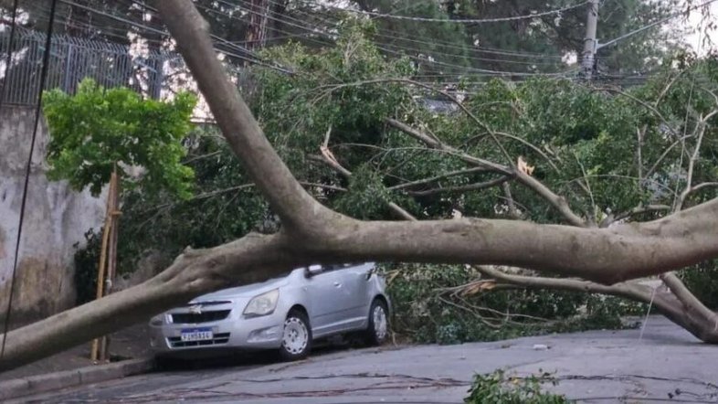 Forte chuva em São Paulo | (Crédito: reprodução)
