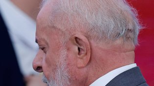 Presidente Luiz Inácio Lula da Silva durante cerimônia no Palácio do Planalto 25/10/2024 REUTERS/Adriano Machado