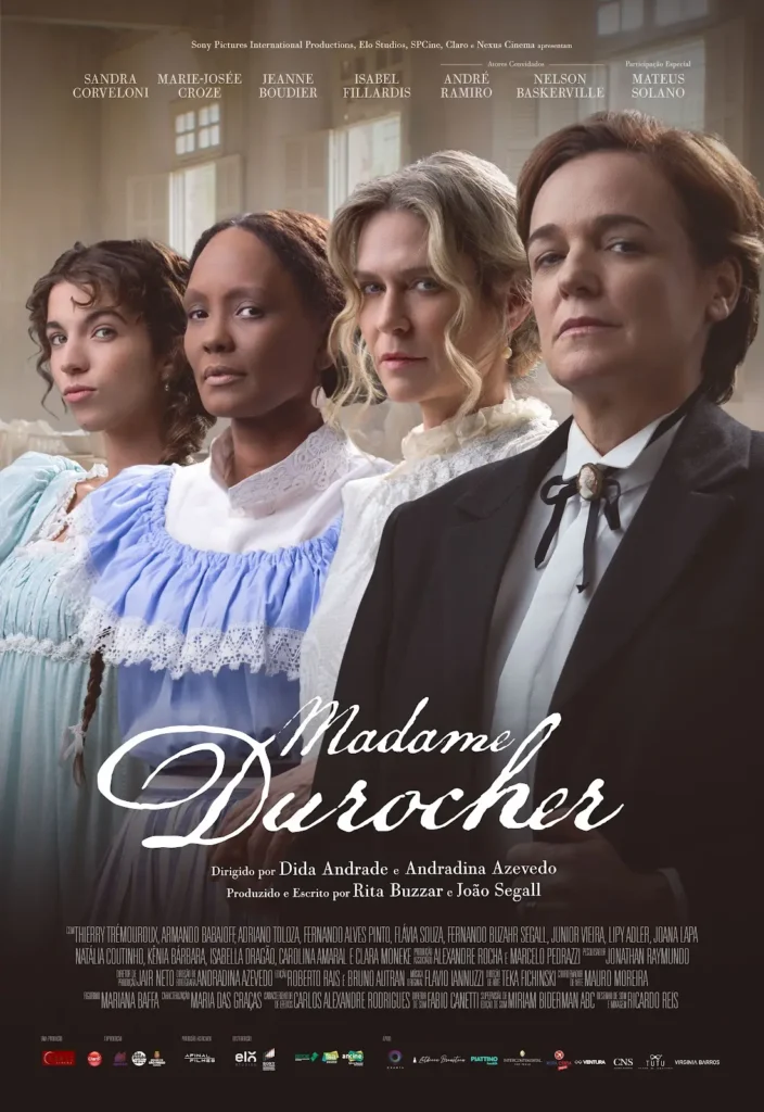 ‘Madame Durocher’, sobre primeira mulher a obter título de parteira no Brasil, ganha trailer e cartaz oficial