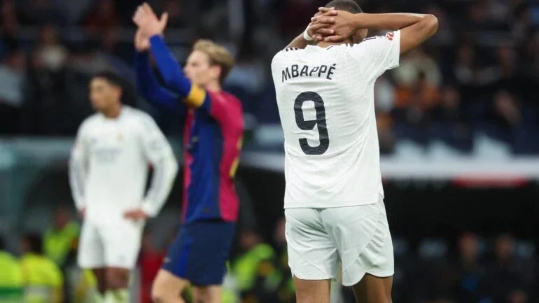 Mbappé vê sonho no Real Madrid virar pesadelo e recebe críticas por começo ruim no clube