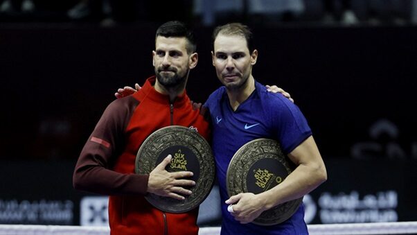 Novak Djokovic vence em Riad o último duelo diante de Rafael Nadal