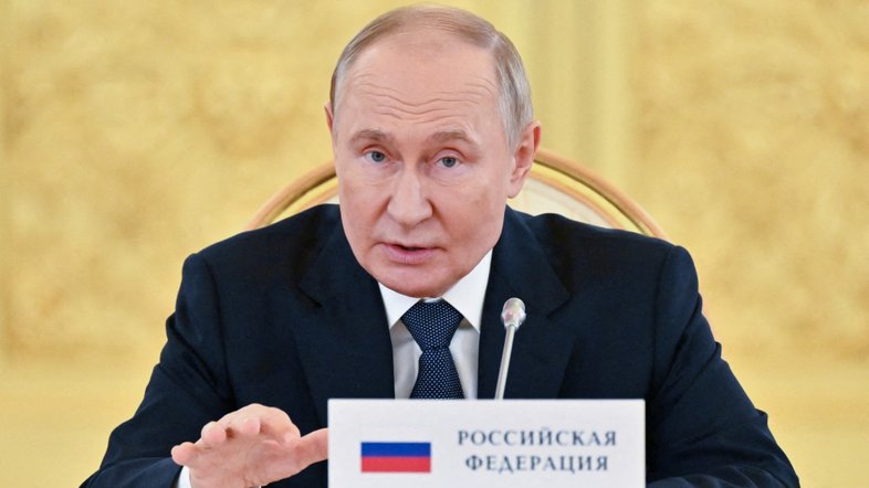Presidente russo, Vladimir Putin, em reunião no Kremlin 08/10/2024 Sputnik | (Crédito: reprodução/Reuters)