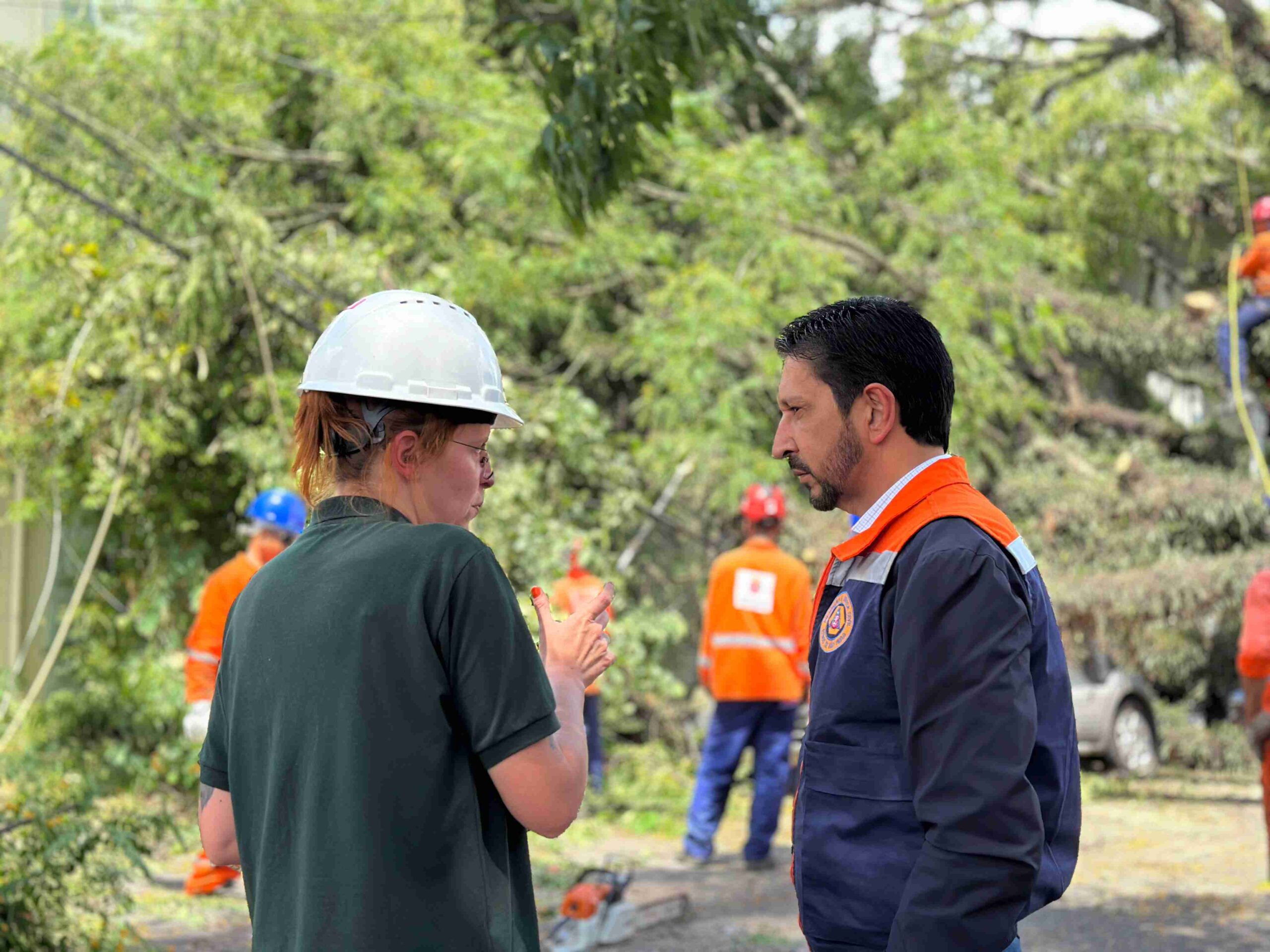 O prefeito Ricardo Nunes (MDB) em atendimento durante crise de energia em São Paulo | Divulgação/MDB