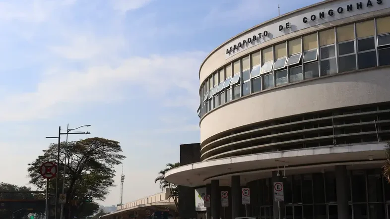 Fachada do Aeroporto de Congonhas