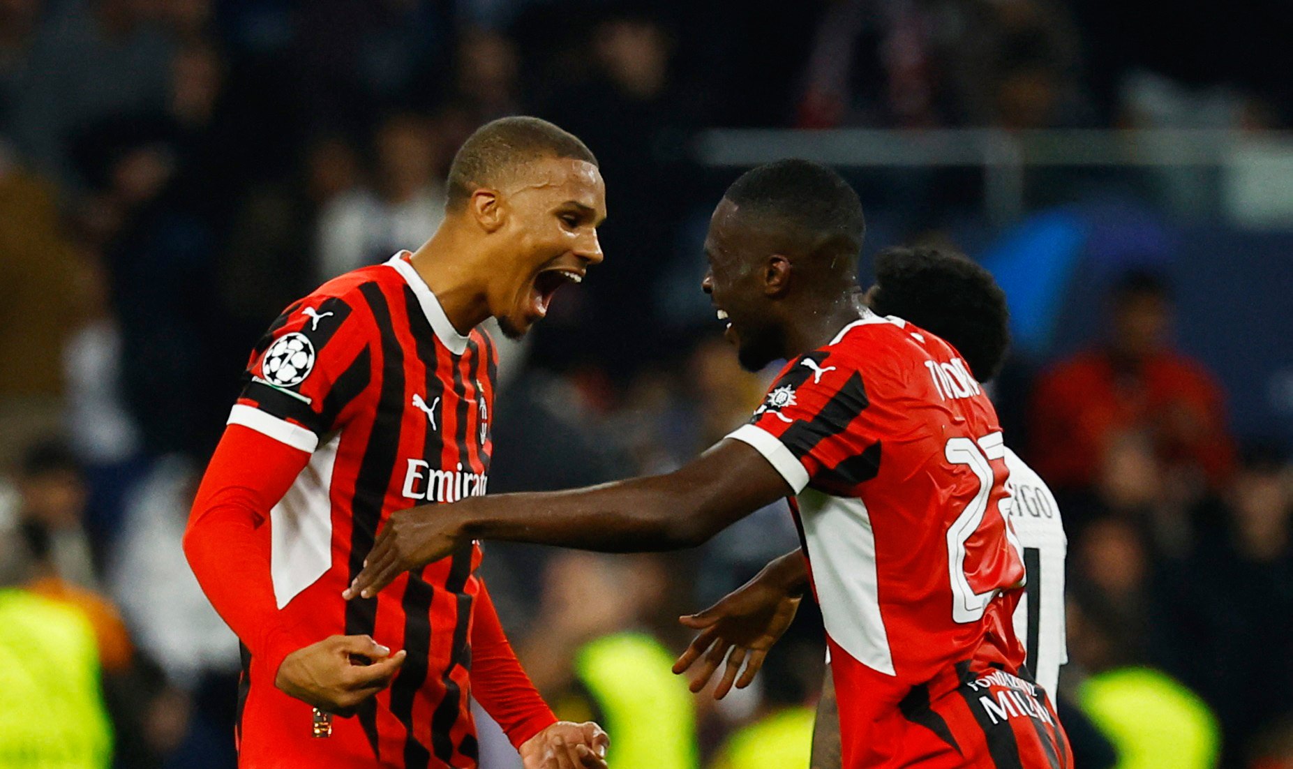 Milan vence Real Madrid em pleno Bernabéu na 4ª rodada da Champions