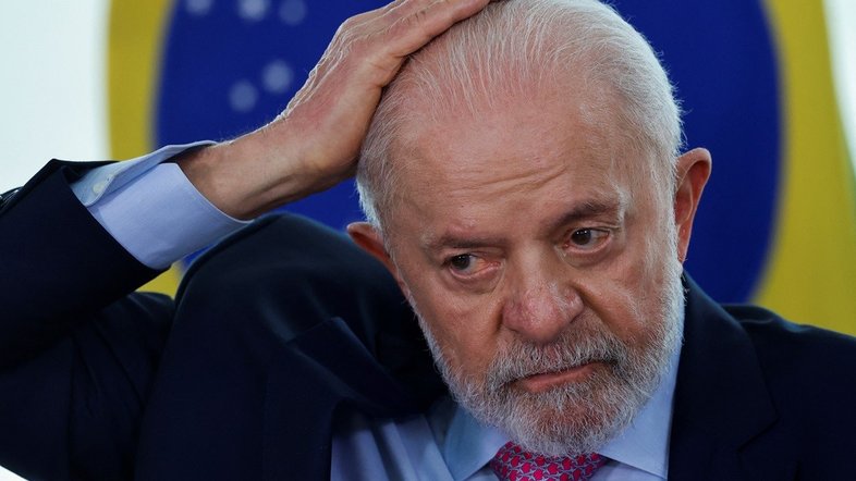 Brazil's President Luiz Inacio Lula da Silva attends a ceremony at the Planalto Palace in Brasilia, Brazil November 6, 2024. REUTERS/Adriano Machado