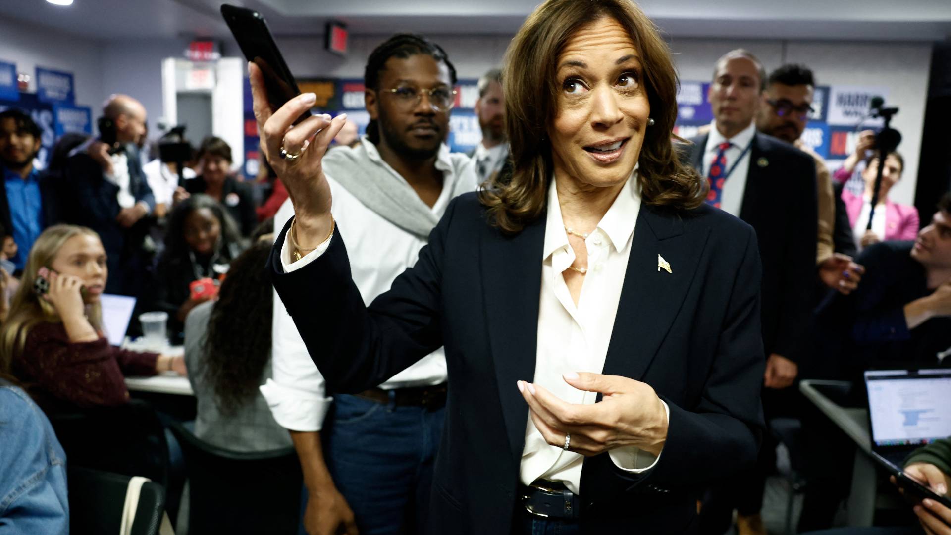 Kamala ligou para Trump para reconhecer derrota na eleição, dizem assessores