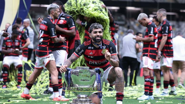 Gabigol posta vídeo com hit de Tim Maia para despedida do Fla: 'Não faz sentido ficar contigo'
