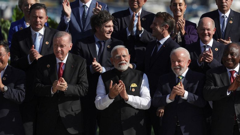 Líderes aprovam texto final do G20 e evitam condenar Rússia e Israel
