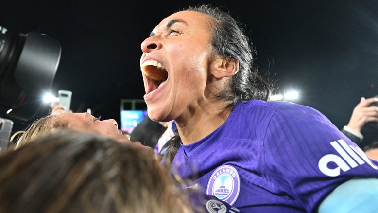Marta é campeã pela 1ª vez da liga americana com o Orlando Pride