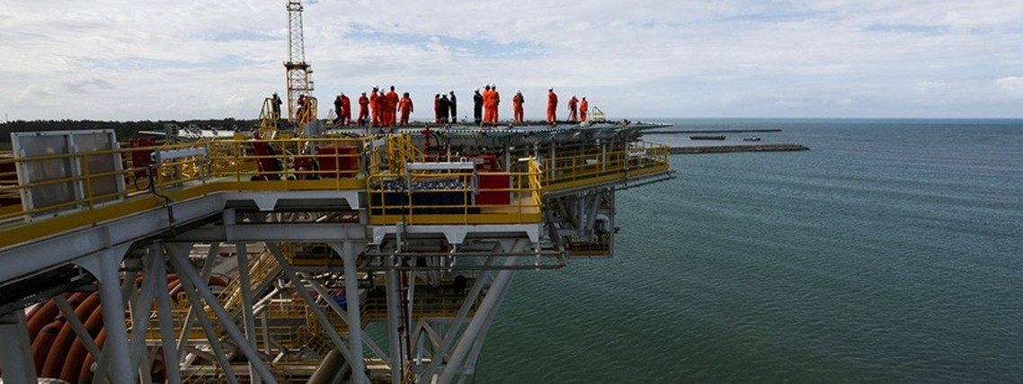 Plataforma de petróleo do tipo FPSO Anita Garibaldi no estaleiro Aracruz: petroleira teve licença para explorar Margem Equatorial