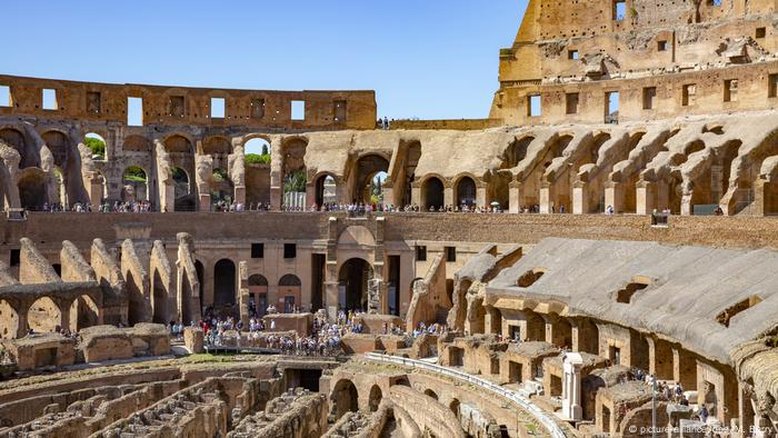 Coliseu ganhará piso para dar ao visitante a visão dos gladiadores