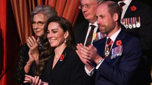 Após fim da quimioterapia, Kate Middleton assiste a cerimônia militar em Londres