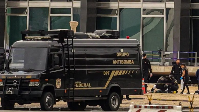 PF conclui que autor de atentado na Praça dos Três Poderes agiu sozinho