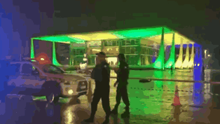 Polícia atua em local onde artefato explodiu em Brasília | Reprodução/X