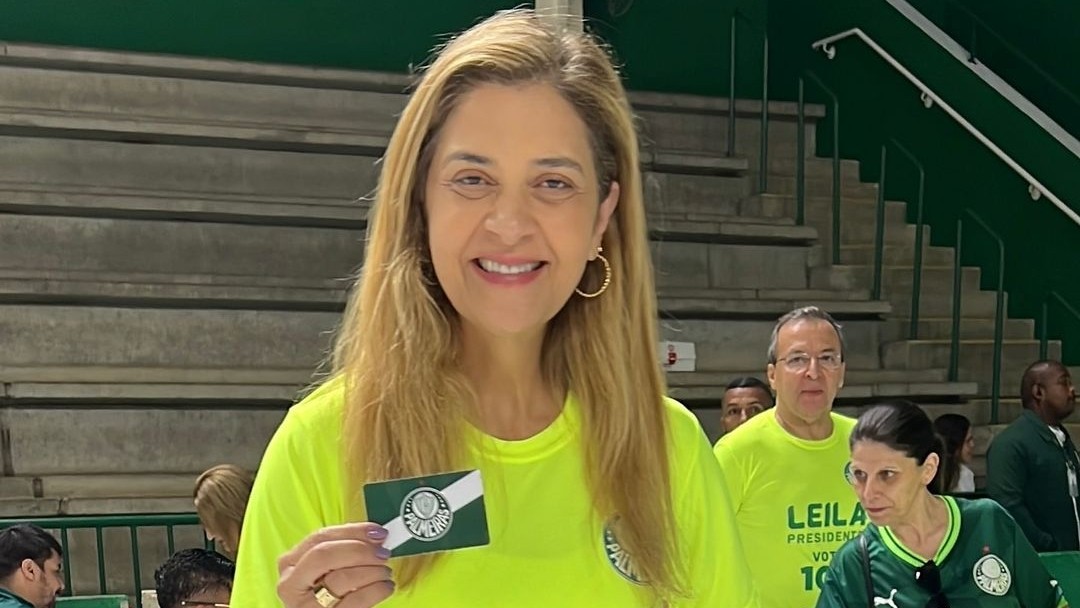 Leila Pereira é reeleita presidente do Palmeiras