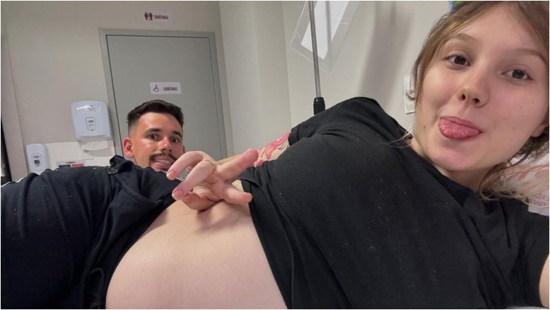 Em tratamento de câncer, Isabel Veloso exibe barrigão de 26 semanas de gestação