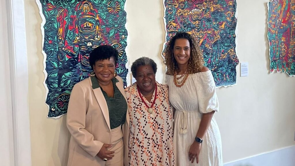 Rocco Pitanga e Manoel Soares marcam presença em exposição '1897 - Reino do Benin' 2 Margareth Menezes, Macaé Evaristo e Anielle Franco