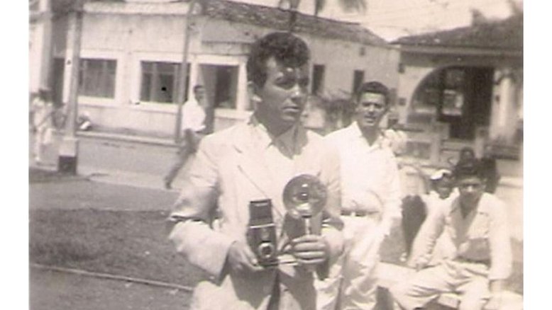 O fotógrafo Evandro Teixeira nos anos 60