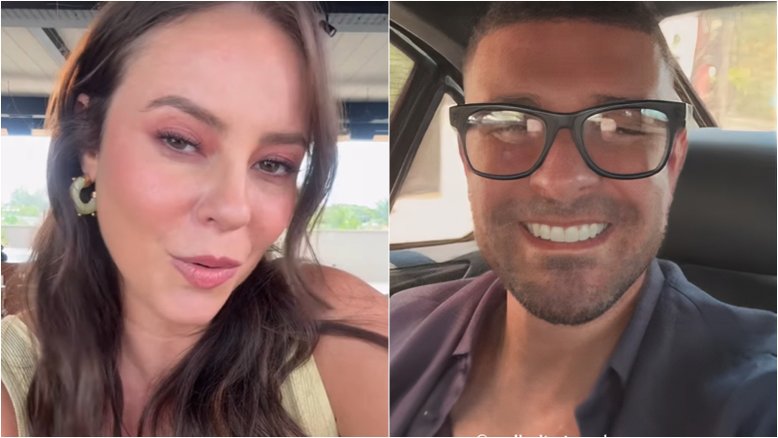 Paolla Oliveira desafia Diogo Nogueira após avaliar o tempo que o casal passa junto: ‘Topa?’