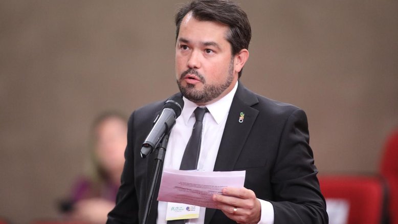 Bruno Hoffmann, presidente de associação de marqueteiros políticos, participa de audiência no TSE | Acervo pessoal