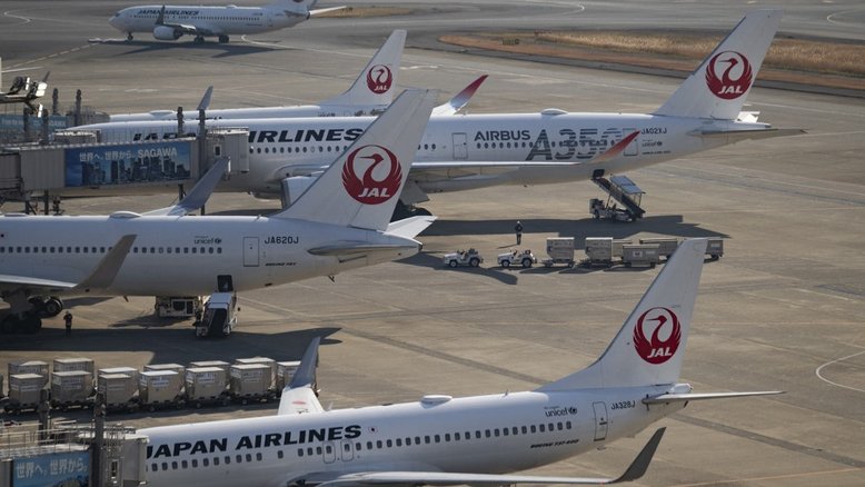 Aviões da Japan Airlines