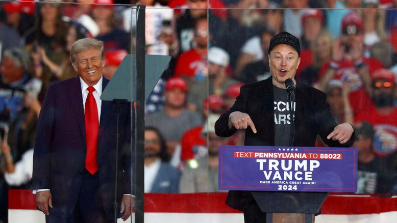 Elon Musk gastou mais de US$250 milhões para ajudar a eleger Trump