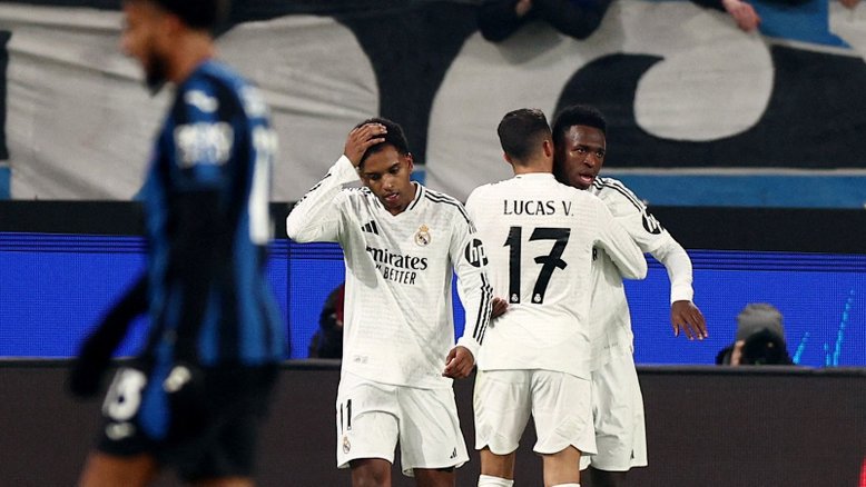 Vini Jr. volta, faz gol e Real Madrid derrota a Atalanta pela Liga dos Campeões