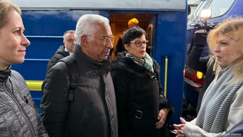 Novos dirigentes da UE começam mandato com visita à Ucrânia