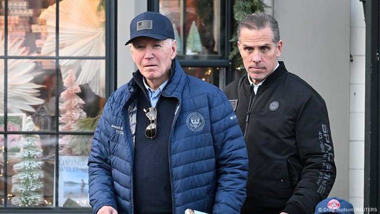 Biden concede perdão presidencial ao filho Hunter