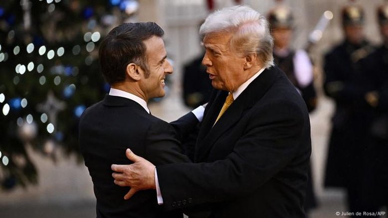 Macron recebe Trump em Paris com pompa para reabertura da Catedral de Notre-Dame