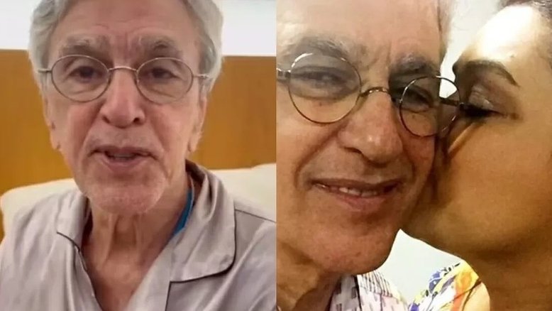 Caetano Veloso manda mensagem para Preta Gil
