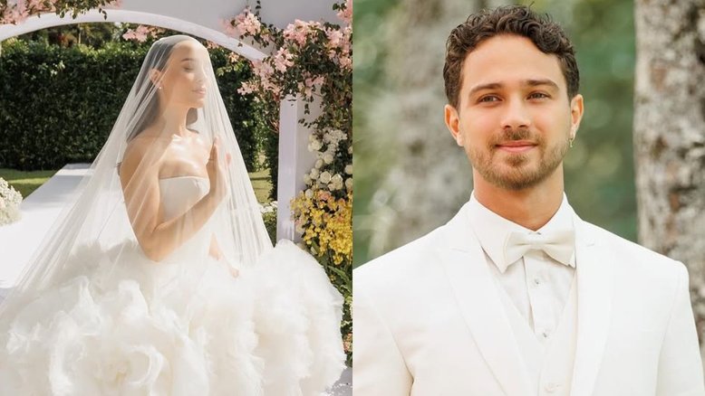 Casal celebrou o primeiro ano de casamento com uma festa de renovação de votos inesquecível e a presença de diversos convidados