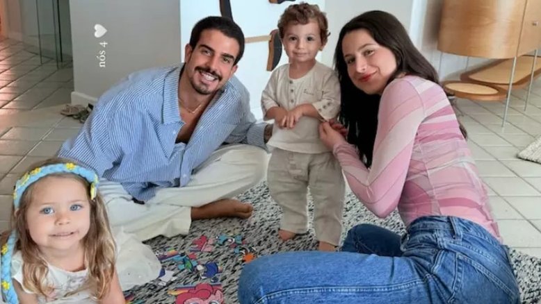 Caçulas de Claudia Raia e Edson Celulari se encontram pela primeira vez