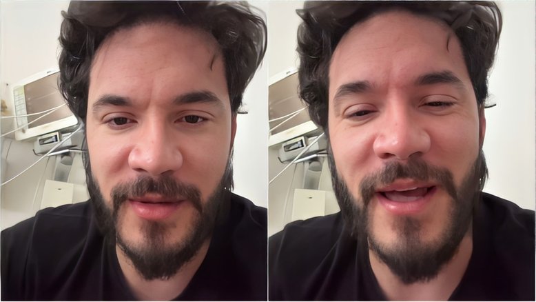 Eliezer conta que filho teve hemorragia devido a uma inflamação: ‘A gente não sabe muita coisa ainda’
