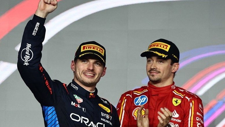 Max Verstappen e Charles Leclerc