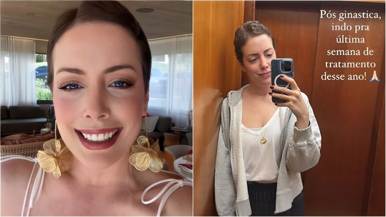 Fabiana Justus comemora última semana de tratamento de câncer de 2024