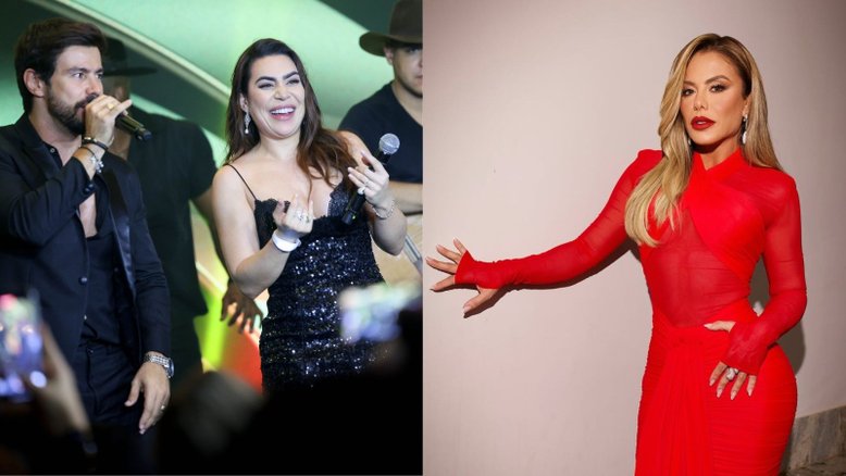Naiara Azevedo e Poliana Rocha marcam presença em evento de luxo