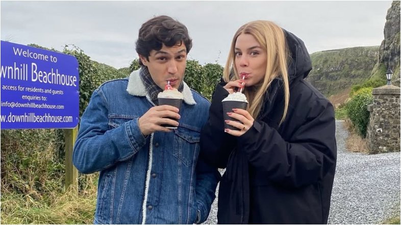Alice Wegmann mostra bastidores de gravações de 'Senna' na Irlanda do Norte