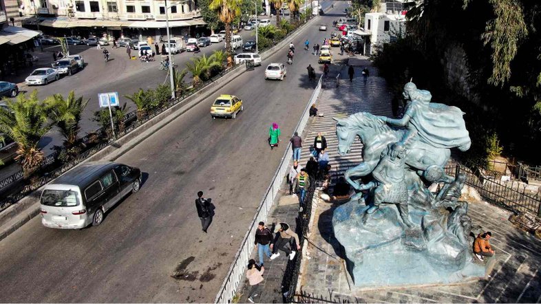 Imagem de drone em Damasco 10/12/2024 REUTERS/Mahmoud Hassano