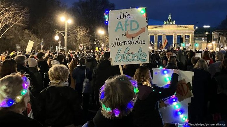 Milhares protestam contra ultradireita na Alemanha
