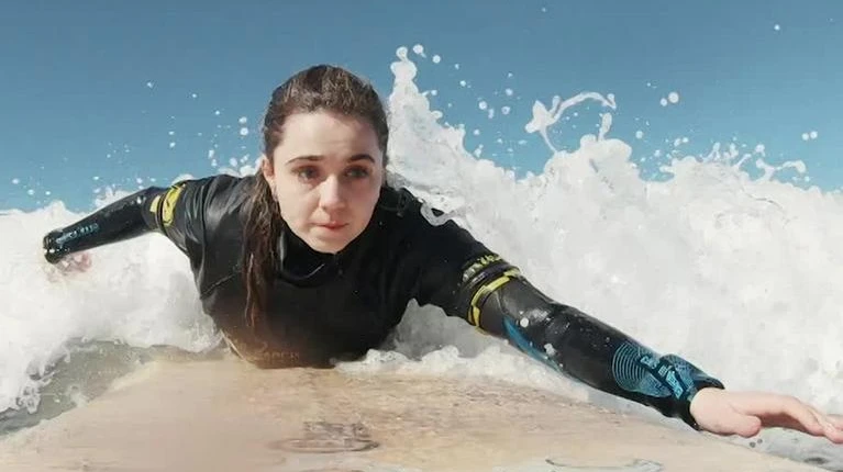 A surfista espanhola Carmen López