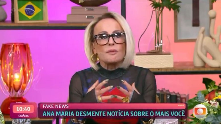 Ana Maria Braga é a comandante do Mais Você, da TV Globo