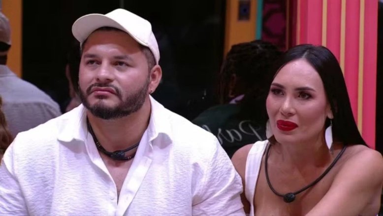 Marcelo e Arleane são primeiros eliminados do BBB 25