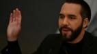 Presidente de El Salvador, Nayib Bukele, fala durante coletiva de imprensa, em 14 de janeiro de 2025 em San Salvador, El Salvador