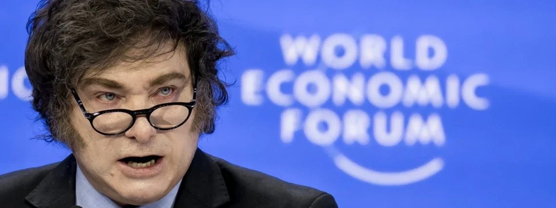 O presidente da Argentina, Javier Milei