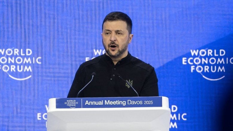O presidente da Ucrânia, Volodymyr Zelensky