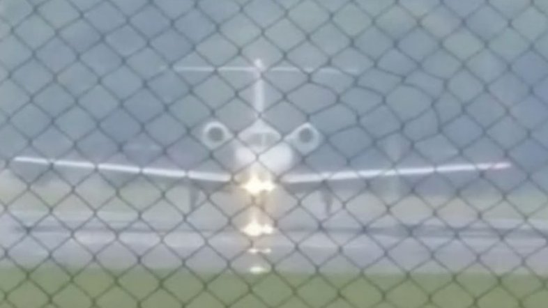 Vídeo: novo ângulo mostra avião tentando pousar em Ubatuba e saindo da pista