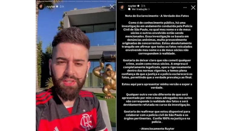 Influencer suspeito em crimes de plataformas online diz estar tranquilo