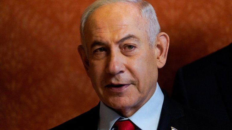 O primeiro-ministro de Israel, Benjamin Netanyahu, após reunião em Washington, DC